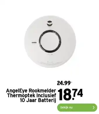 GAMMA AngelEye Rookmelder Thermoptek Inclusief 10 Jaar Batterij aanbieding