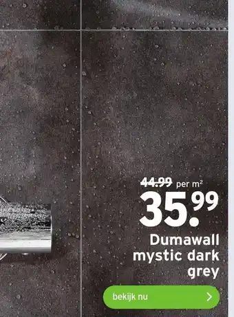 GAMMA Dumawall mystic dark grey aanbieding