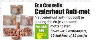 Gezond & Wel Eco Conseils Cederhout Anti-mot aanbieding