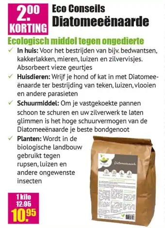 Gezond & Wel Eco Conseils Diatomeeënaarde aanbieding