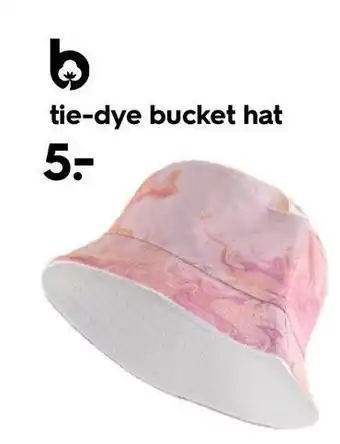 HEMA tie-dye bucket hat aanbieding