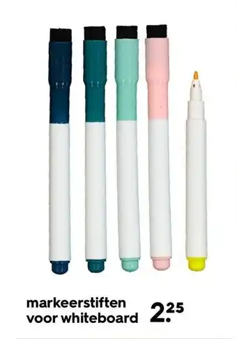 HEMA markeerstiften voor whiteboard aanbieding