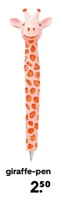 HEMA giraffe-pen aanbieding