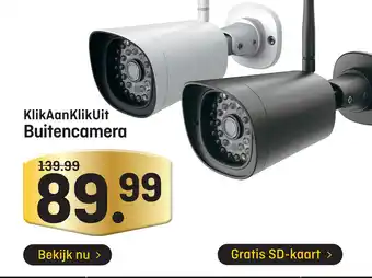 Hubo KlikAanKlikUit Buitencamera aanbieding