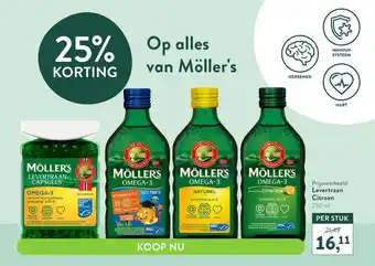 Holland & Barrett Op alles van Möller's aanbieding