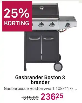 Karwei Gasbrander Boston 3 brander aanbieding