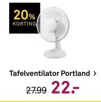 Karwei Tafelventilator portland aanbieding