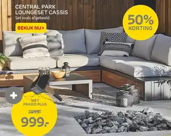 Praxis Central Park Loungeset Cassis aanbieding