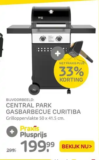 Praxis Central Park Gasbarbecue Curitiba aanbieding