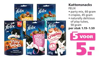 Ranzijn Felix Kattensnacks aanbieding