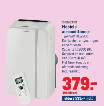 Makro SENSOR Mobiele airconditioner Type SAC MT1220C aanbieding