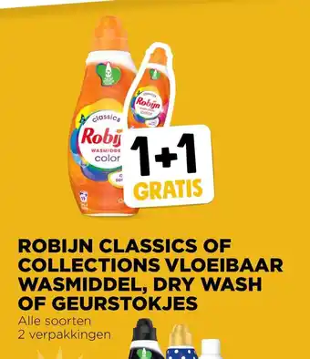 Jumbo Robijn Classics Of Collections Vloeibaar Wasmiddel, Dry Wash Of Geurstokjes aanbieding