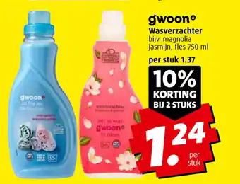 Boni G'woon Wasverzachter per stuk aanbieding