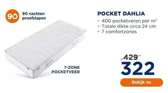 TotaalBED Pocket dahlia 7-zone pocketveer aanbieding