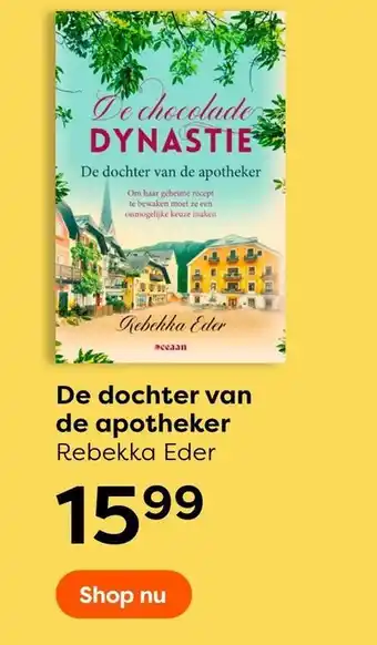 The Read Shop De dochter van de apotheker Rebekka Eder aanbieding