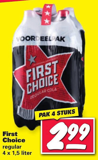 Nettorama First Choice regular aanbieding