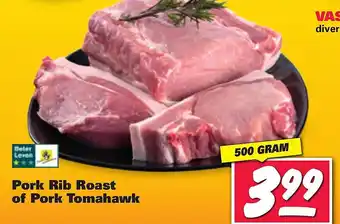 Nettorama Pork Rib Roast of Pork Tomahawk aanbieding