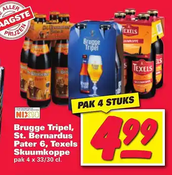 Nettorama Brugge Tripel, St. Bernardus Pater 6, Texels Skuumkoppe aanbieding