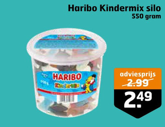 Trekpleister Haribo Kindermix silo aanbieding