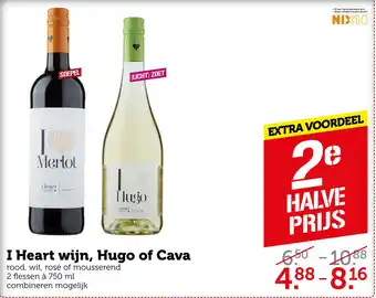 Coop I Heart wijn, Hugo of Cava aanbieding