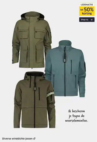 ANWB Diverse winddichte jassen aanbieding