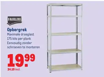 Makro FAIRLINE Opbergrek aanbieding