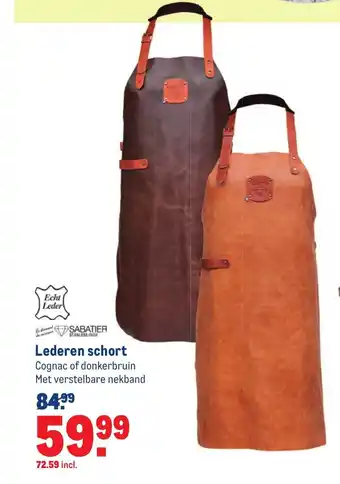 Makro Lederen schort aanbieding