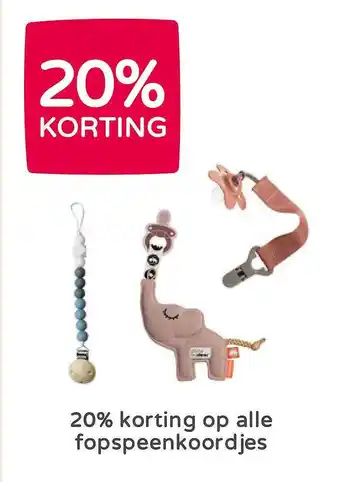 Prenatal 20% Korting Op Alle Fopspeenkoordjes aanbieding