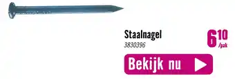 Hornbach Staalnagel 3830396 aanbieding