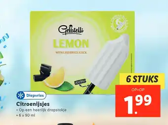 Lidl Citroenijsjes aanbieding