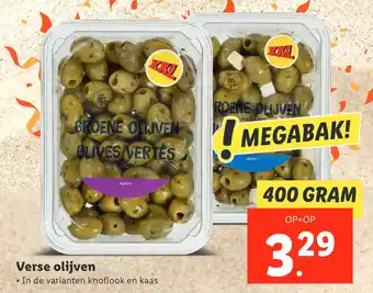 Lidl Verse olijven aanbieding