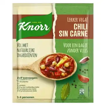 Albert Heijn Knorr Mix voor natuurlijk chili sin carne aanbieding