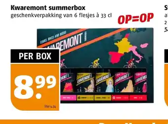 Poiesz Kwaremont summerbox 6 flesjes a 33 cl per box aanbieding