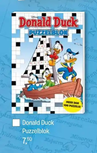 Donald Duck Puzzelblok aanbieding