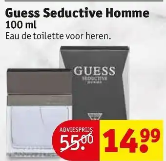 Kruidvat Guess Seductive Homme 100ml aanbieding