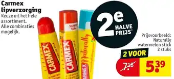 Kruidvat Carmex Lipverzorging aanbieding