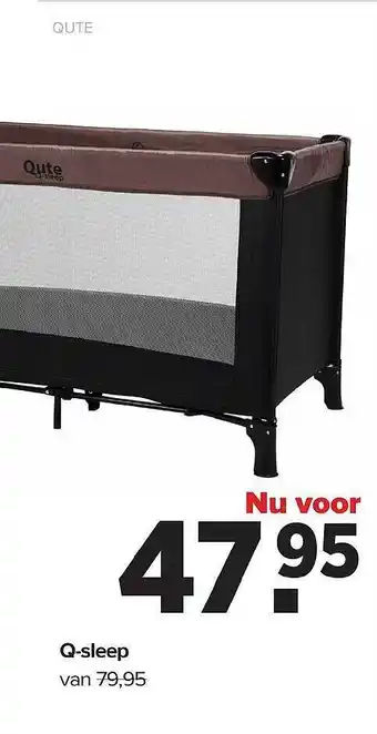 Baby-Dump Qute Q-Sleep Campingbedje aanbieding