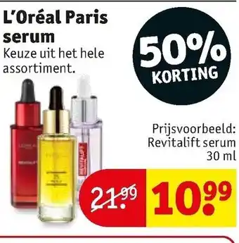 Kruidvat L'Oreal Paris Serum aanbieding