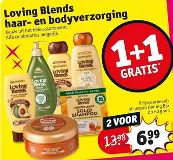 Kruidvat Loving Blends haar- en bodyverzorging aanbieding