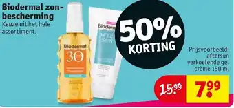 Kruidvat Biodermal zonbescherming aanbieding