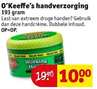 Kruidvat O'Keeffe's handverzorging 193g aanbieding