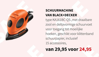 Nijhof Schuurmachine Van Black+Decker aanbieding