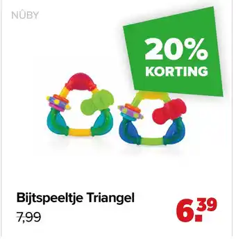 Babypark Bijtspeeltje Triangel aanbieding