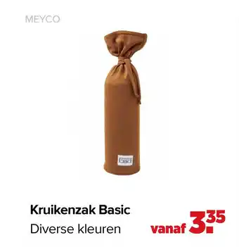 Babypark Kruikenzak Basic aanbieding