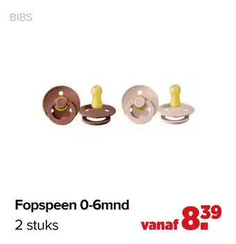 Babypark Fopspeen 0-6mnd aanbieding