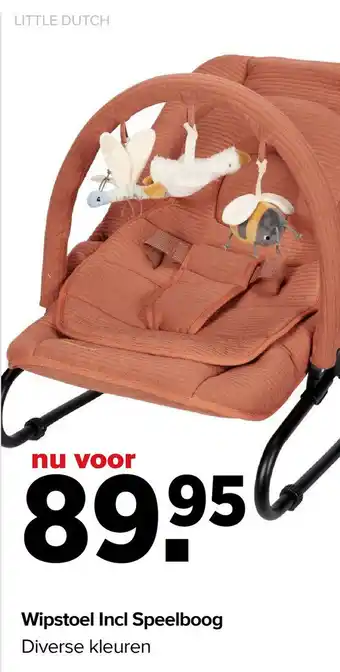 Babypark Wipstoel Incl Speelboog aanbieding