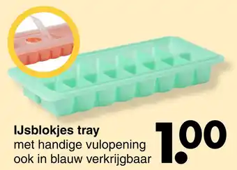 Wibra IJsblokjes tray aanbieding