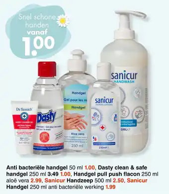 Wibra DiversenAnti bacteriële handgel aanbieding