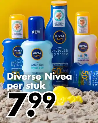 Wibra Onmiddellke Besc Protection Imm UNA TUva Diverse Nivea 48h 50 ZZEF HOOC aanbieding