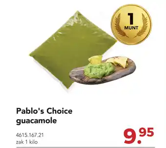 Zegro Pablo's Choice guacamole zak 1 kilo aanbieding